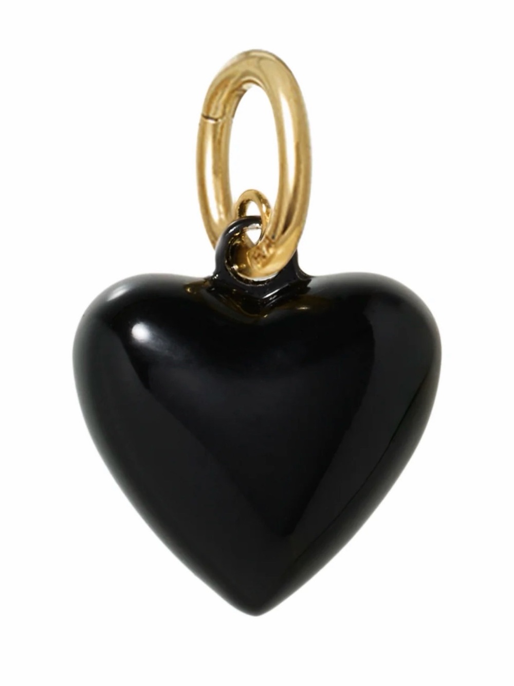 Roxanne Assoulin The Mini Puffy Black Heart Charms NEW